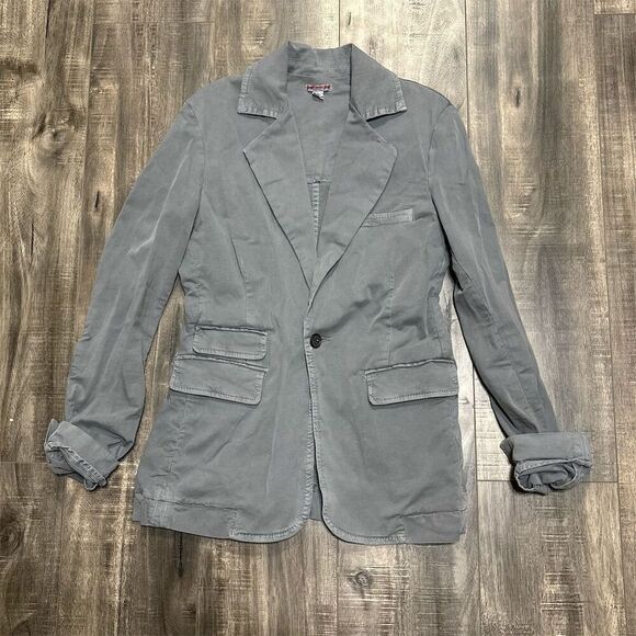 True Religion Men's Vintage Military Jacket Gray Size M Casual Fall - Picture 1 of 3